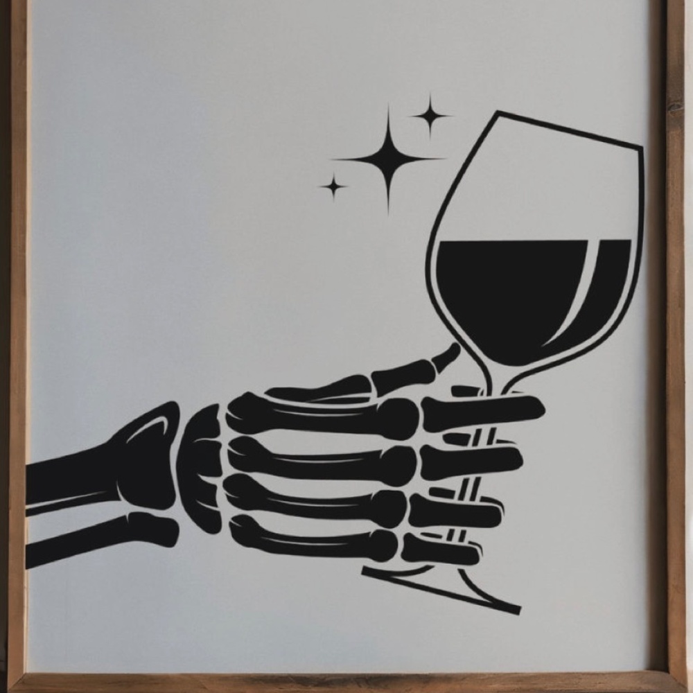 Skeleton Toast on Canvas
